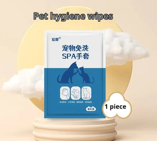 Waterless Pet Grooming Gloves